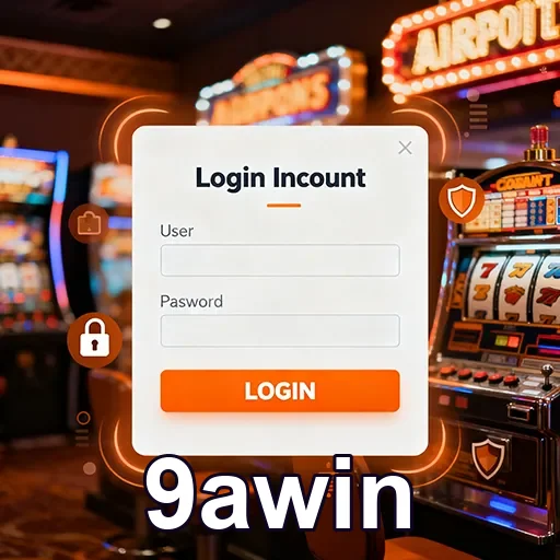 User accessing 9awin on mobile for secure payments