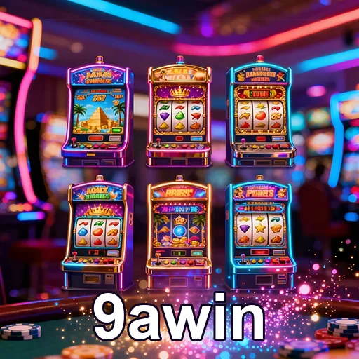 9awin slot machines row